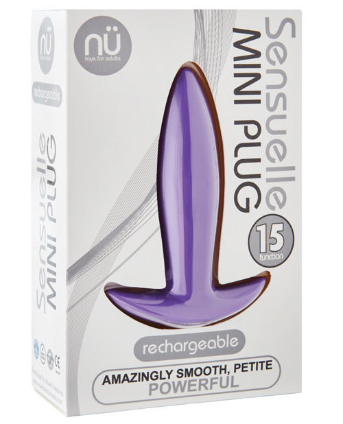 Sensuelle Mini Butt Plug: 15 patrones de placer para una felicidad inigualable Product Image.