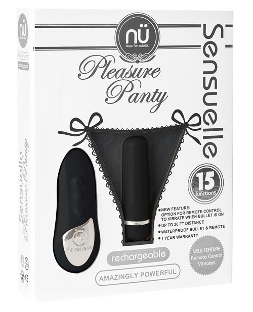 Sensualis 15-Function Pleasure Panty Bullet with Remote Control Product Image.