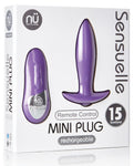 Mini enchufe recargable con control remoto silencioso NU Sensuelle