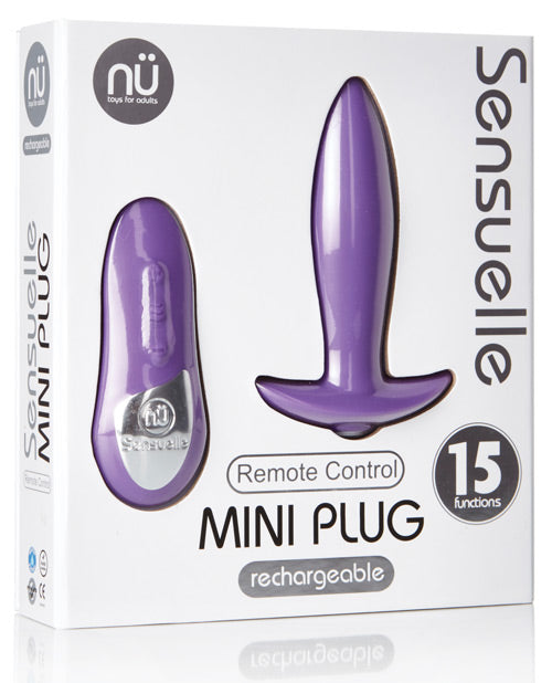 NU Sensuelle 靜音遙控充電迷你插頭 - featured product image.