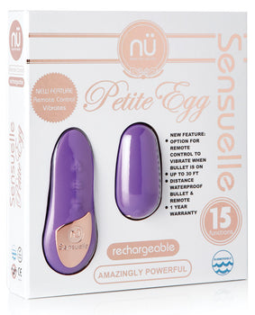 NU Sensuelle Remote Control Petite Egg - 15 Function: Discreet Power & Pleasure 🌟 - Featured Product Image