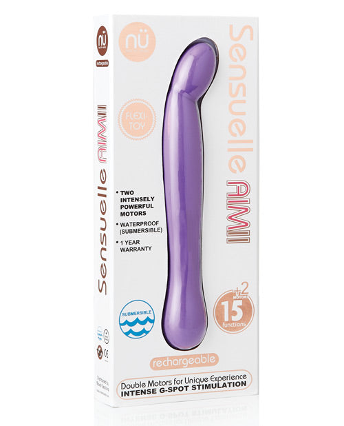 Nu Sensuelle Aimii Pink Vibrator: Double the Pleasure, Customisable & Waterproof - featured product image.