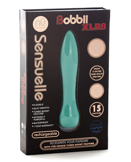 Shop for the Sensuelle Bobbii XLR8 Turbo Boost Purple Vibrator at My Ruby Lips