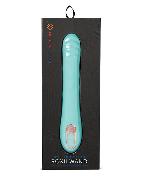 Nu Sensuelle Roxii Vertical Roller Motion Vibe - Electric Blue: Unparalleled Pleasure Product Image.