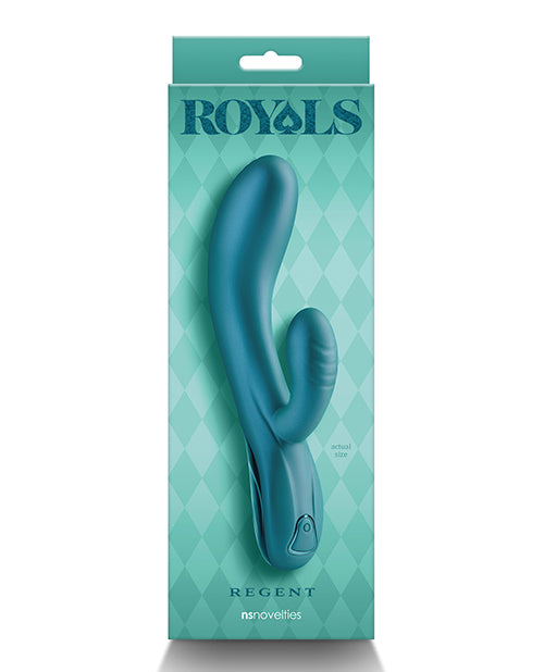 Vibrador de lujo Royals Regent Verde Metalizado - featured product image.