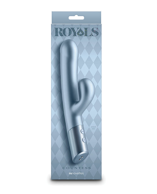 Royals Countess - Metallic Seafoam Luxury Vibrator Product Image.