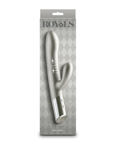 Royals Grace: Vibrador champán metálico de lujo - featured product image.