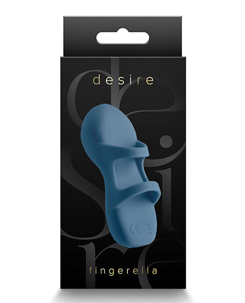 Lencería de encaje de lujo color melocotón Fingerella de Desire Product Image.