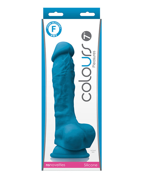 NS Novelties Colors Pleasures Dong realista de 7" con ventosa - featured product image.