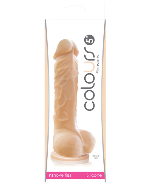 Colours Pleasures 5" Realistic Silicone Dildo in Flesh - Embrace Sensuality - featured product image.