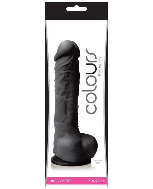 NS Novelties Colors Pleasures Consolador de silicona de 5" con ventosa - featured product image.