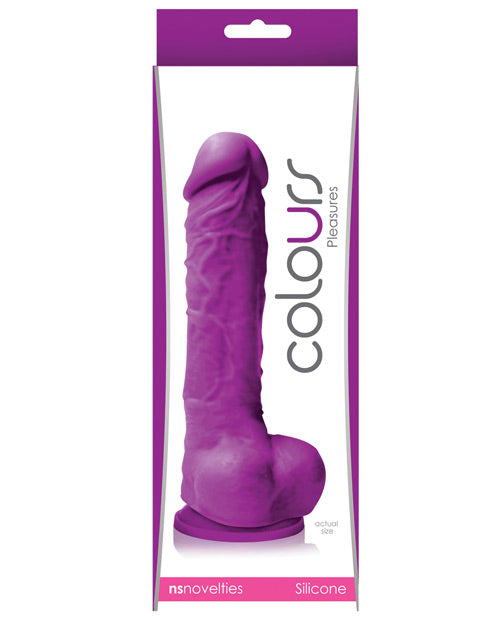 Colours Pleasures Realistic 5" Dong with Suction Cup - featured product image.