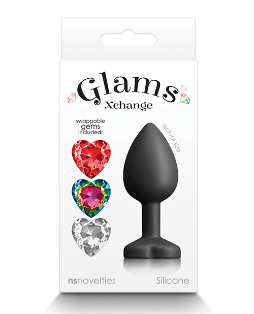 Gema de corazón de elegancia atemporal - Mediana de Glams Xchange - featured product image.