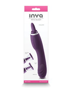 Inya Triple Delight: The Ultimate Triple Motor Pleasure Vibrator in Dark Teal