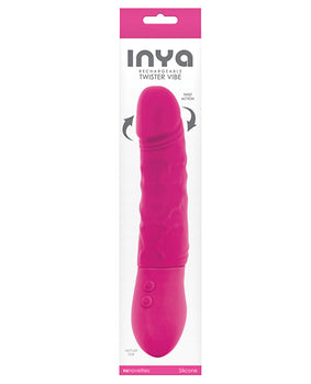 Vibrador giratorio de silicona Inya Twister: placer personalizado y estimulación versátil - Featured Product Image