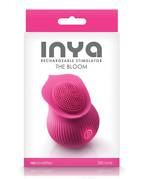 Vibrador de cosquillas recargable Inya The Bloom - Abraza el placer en rosa - featured product image.