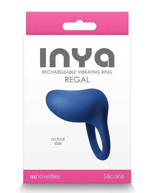 Inya Regal Vibrating Ring: Simultaneous Stimulation & Rechargeable Pleasure Product Image.
