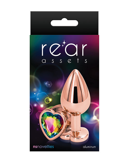 Rose Gold Heart Medium Anal Toy - featured product image.