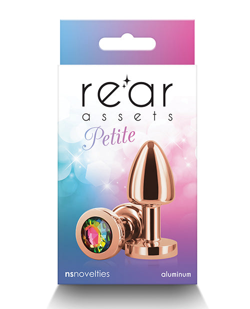 Rainbow Rose Gold Petite Anal Toy - Visual & Sensual Aluminium Pleasure - featured product image.