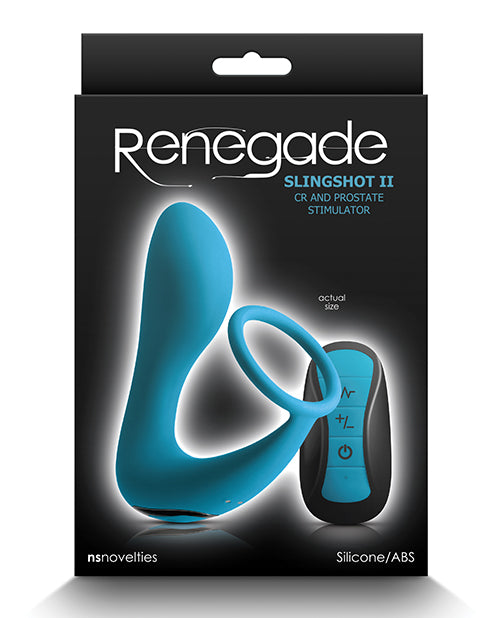 Renegade Slingshot II w/Remote in Teal: Elevate Your Intimate Journey - featured product image.