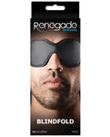 Renegade Bondage Black Vinyl Blindfold - Unleash Your Dominant Style