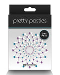 NS Novelties Pretty Pasties Charm II - Blue Nipple Covers