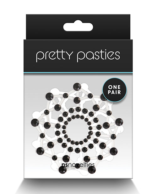 NS Novelties Pretty Pasties Charm III - 黑色 - featured product image.