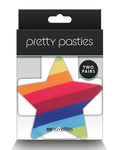 NS Novelties Pretty Pasties Pride Nipple Covers - Rainbow Cross & Star 🌈✨