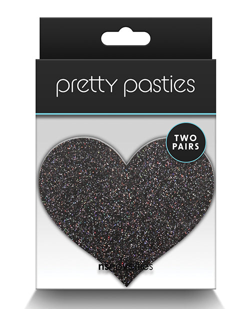 Glitter Heart Pasties - 2 Pair Product Image.