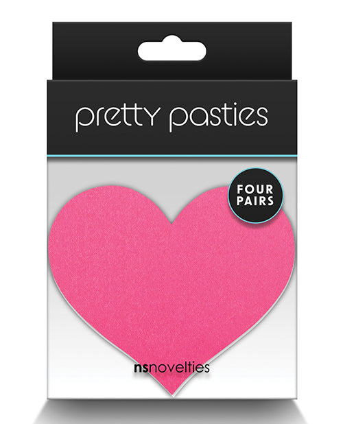 NS Novelties Pretty Pasties Heart II Assorted Nipple Covers - 4 Pair - featured product image.