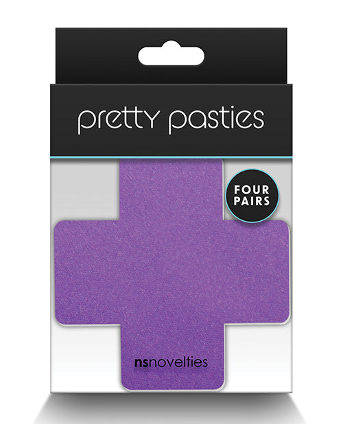 NS Novelties Pretty Pasties Cross I Assorted - 4 Pair - featured product image.