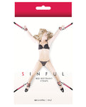 NS Novelties Sinful Bed Restraint Straps: Unleash Your Passionate Desires