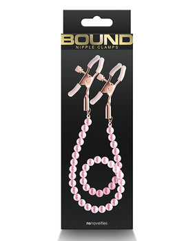 Bound DC1 Nipple Clamps - Pink: Intense, Safe, Stylish - Featured Product Image