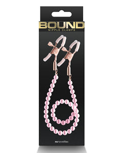 Bound DC1 Nipple Clamps in Pink: A Sensual Journey Awaits