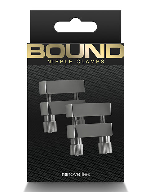 Bound Gunmetal Adjustable Nipple Clamps - featured product image.