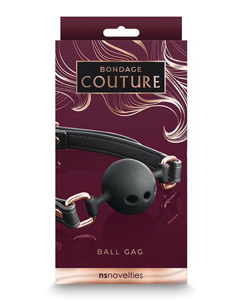 NS Novelties Bondage Couture Ball Gag: estilo, sensualidad, seguridad Product Image.