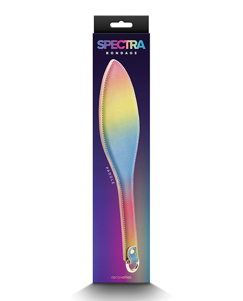 Rainbow Spectra Bondage Paddle: Luxe BDSM Statement Piece - featured product image.