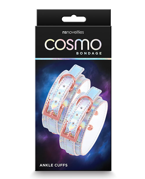Rainbow Holographic Cosmo Bondage Ankle Cuffs - featured product image.