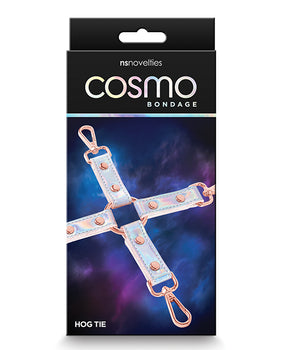 Cosmo Rainbow Holographic Bondage Hogtie: Vibrant, Safe, Adjustable - Featured Product Image