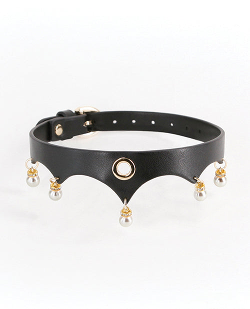 Shop for the Fetish & Fashion Jezebel Collar - Black at My Ruby Lips