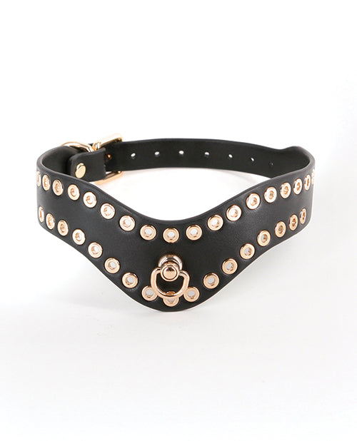 Shop for the Fetish & Fashion Kali Collar - Black at My Ruby Lips
