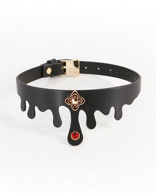 Shop for the Fetish & Fashion Elvira Collar - Black at My Ruby Lips