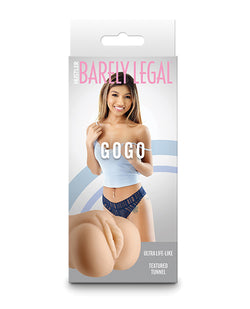 Barely Legal Gogo Stroker en blanco