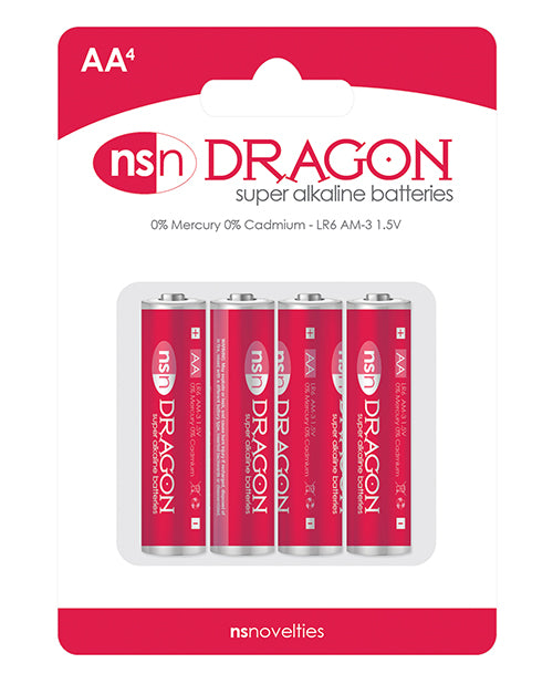 Dragon 鹼性 AA 電池 - 4 件裝 - featured product image.