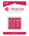 Dragon Alkaline AAA Batteries - Pack of 4: Ignite Endless Adventure