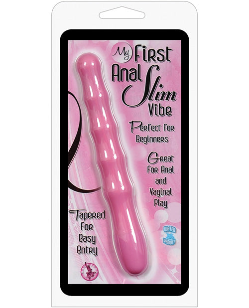 Slim Vibe: juguete anal impermeable de 10 funciones Product Image.