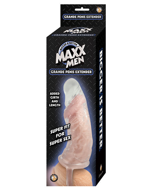 Extensor de pene Maxx Men Grande: mejora el placer y la confianza Product Image.
