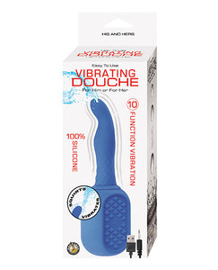 Indulge in Luxury: Comfort Vibrating Anal Douche - Blue by Nasstoys