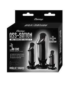 Ass-sation Anal Training Butt Plug Kit #1 - Black