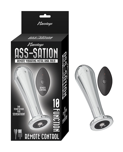 Shop for the Ass-sation Remote Vibrating Metal Anal Bulb: Sophisticated Pleasure at My Ruby Lips